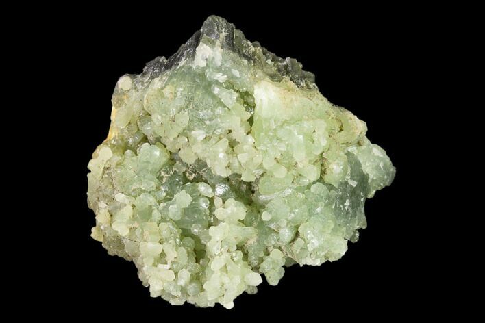 Green Prehnite Crystal Cluster - Morocco #138339